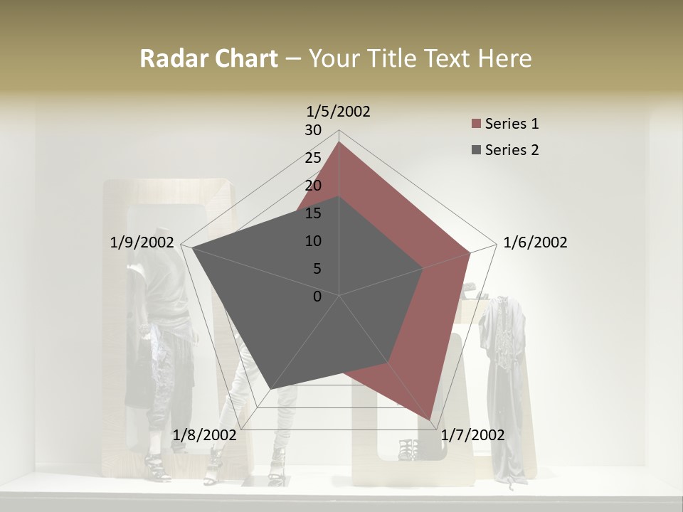 Window Glass Fashion PowerPoint Template