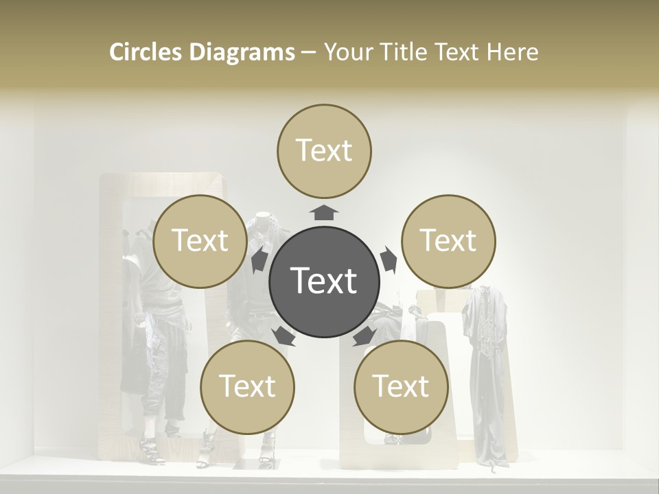 Window Glass Fashion PowerPoint Template