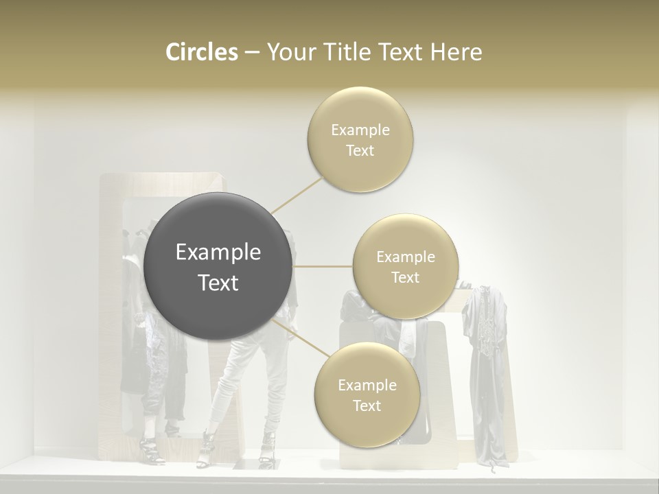 Window Glass Fashion PowerPoint Template