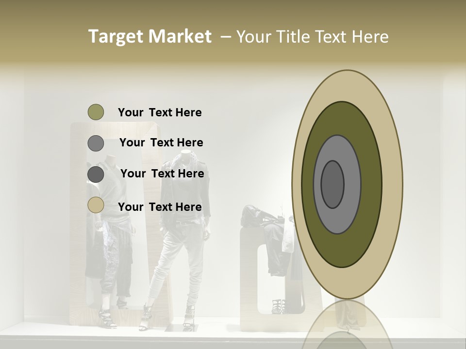 Window Glass Fashion PowerPoint Template