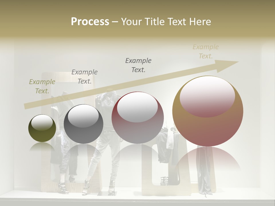 Window Glass Fashion PowerPoint Template