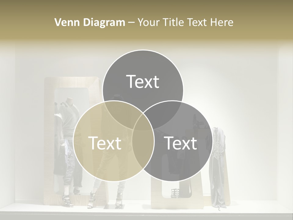 Window Glass Fashion PowerPoint Template