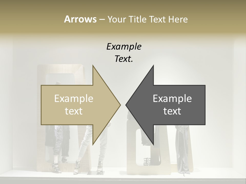 Window Glass Fashion PowerPoint Template