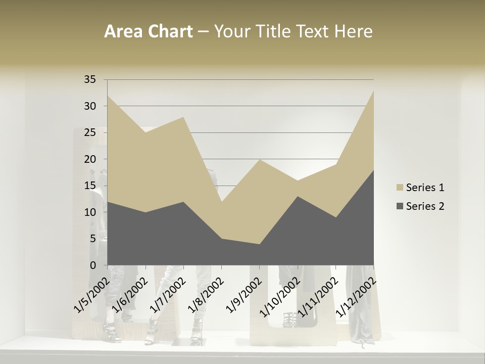 Window Glass Fashion PowerPoint Template