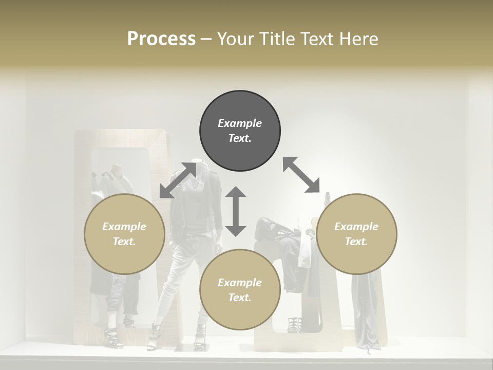 Window Glass Fashion PowerPoint Template