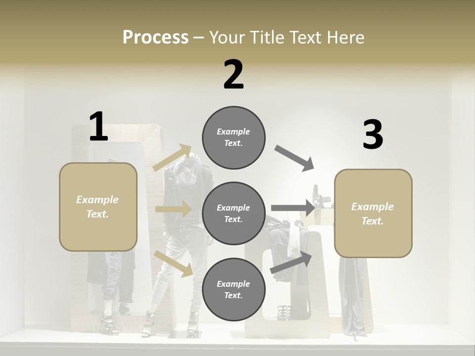 Window Glass Fashion PowerPoint Template