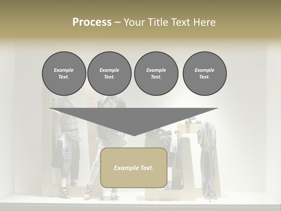 Window Glass Fashion PowerPoint Template