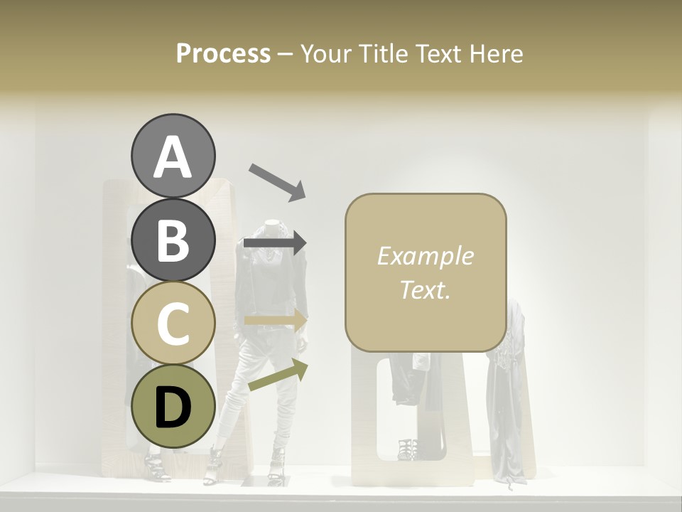 Window Glass Fashion PowerPoint Template