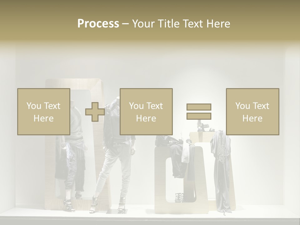 Window Glass Fashion PowerPoint Template