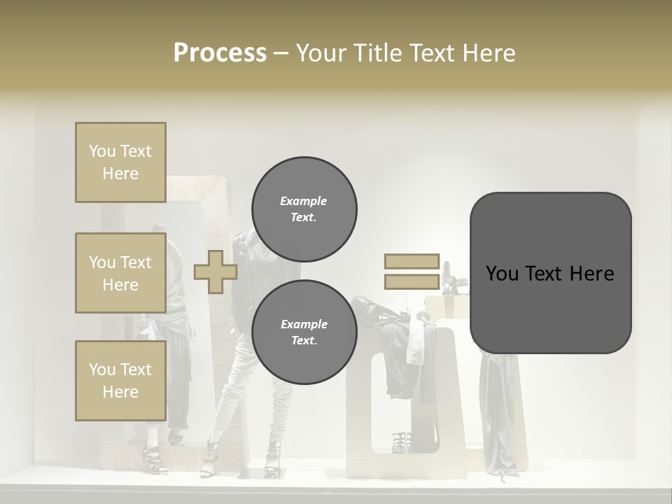 Window Glass Fashion PowerPoint Template