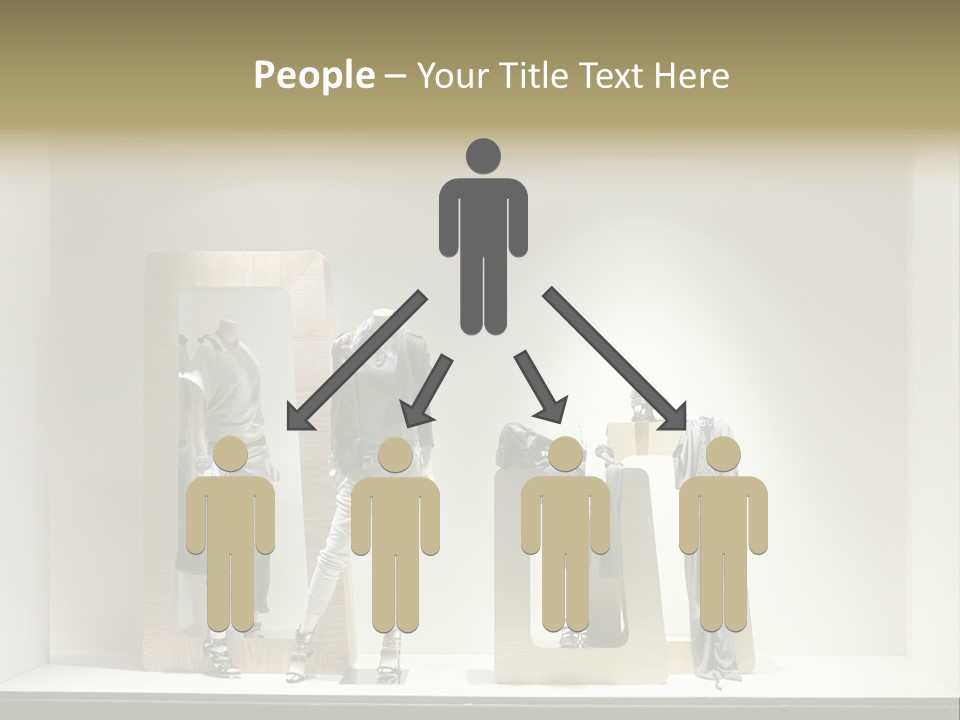 Window Glass Fashion PowerPoint Template