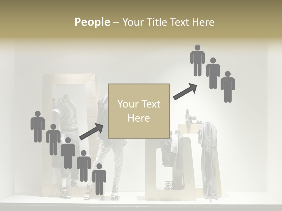 Window Glass Fashion PowerPoint Template