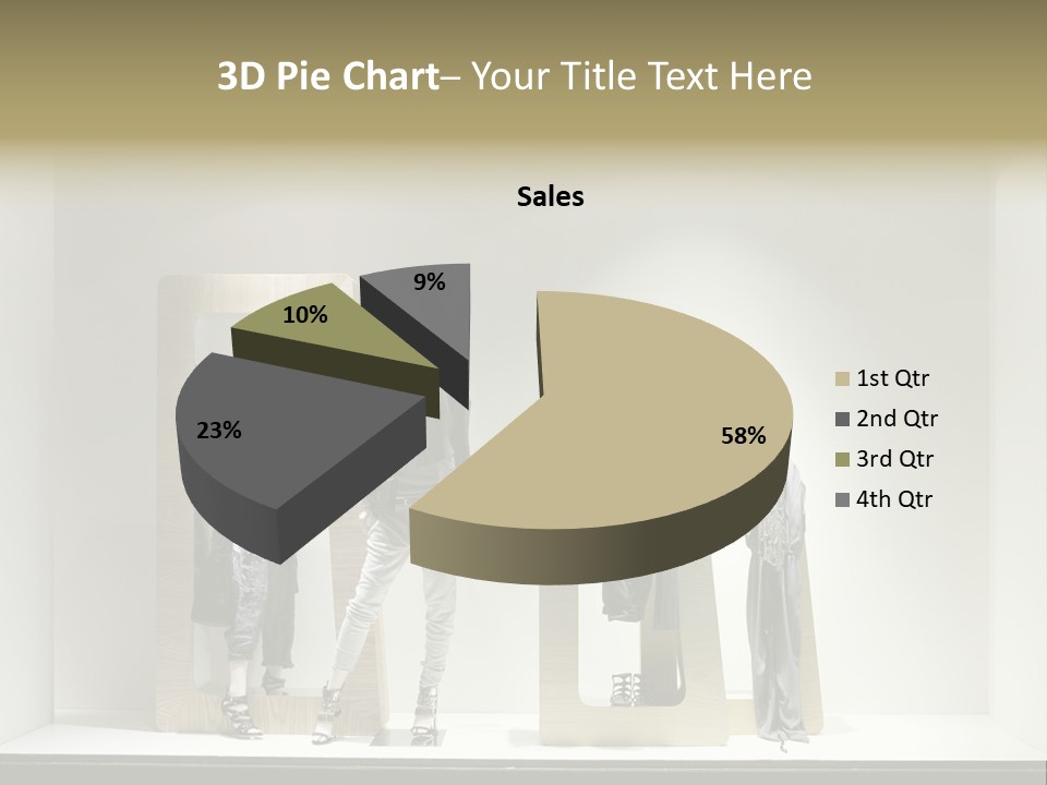 Window Glass Fashion PowerPoint Template