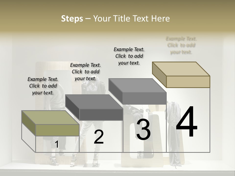 Window Glass Fashion PowerPoint Template