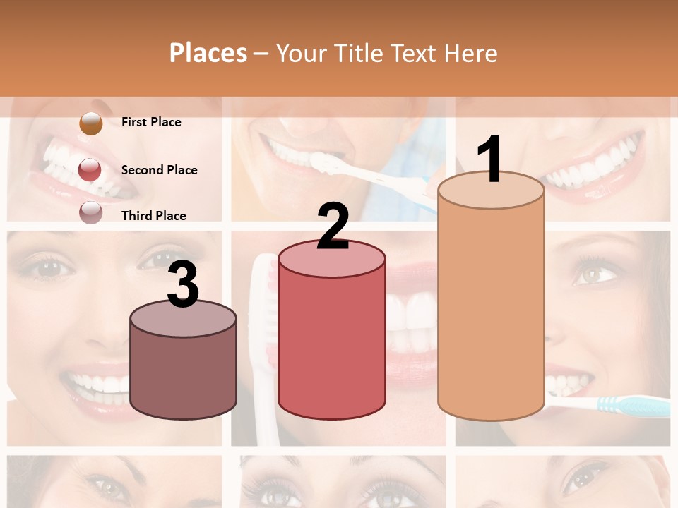 Mouth Female Dentist PowerPoint Template
