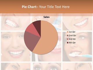 Mouth Female Dentist PowerPoint Template