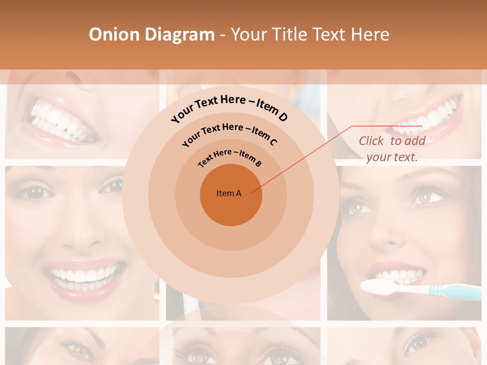 Mouth Female Dentist PowerPoint Template