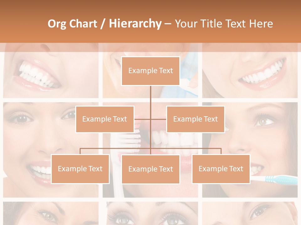 Mouth Female Dentist PowerPoint Template