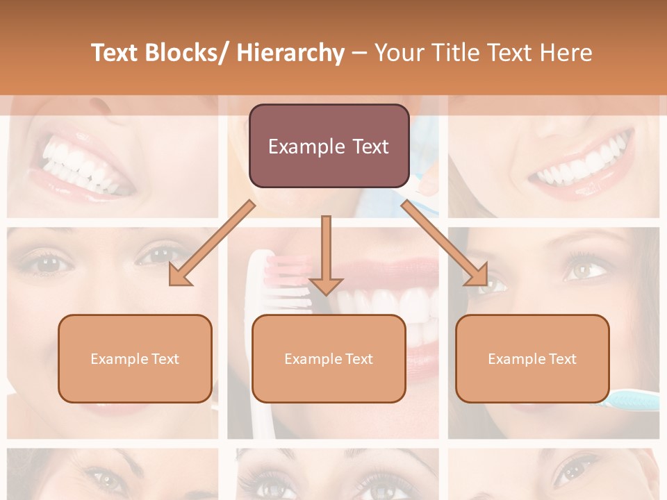 Mouth Female Dentist PowerPoint Template