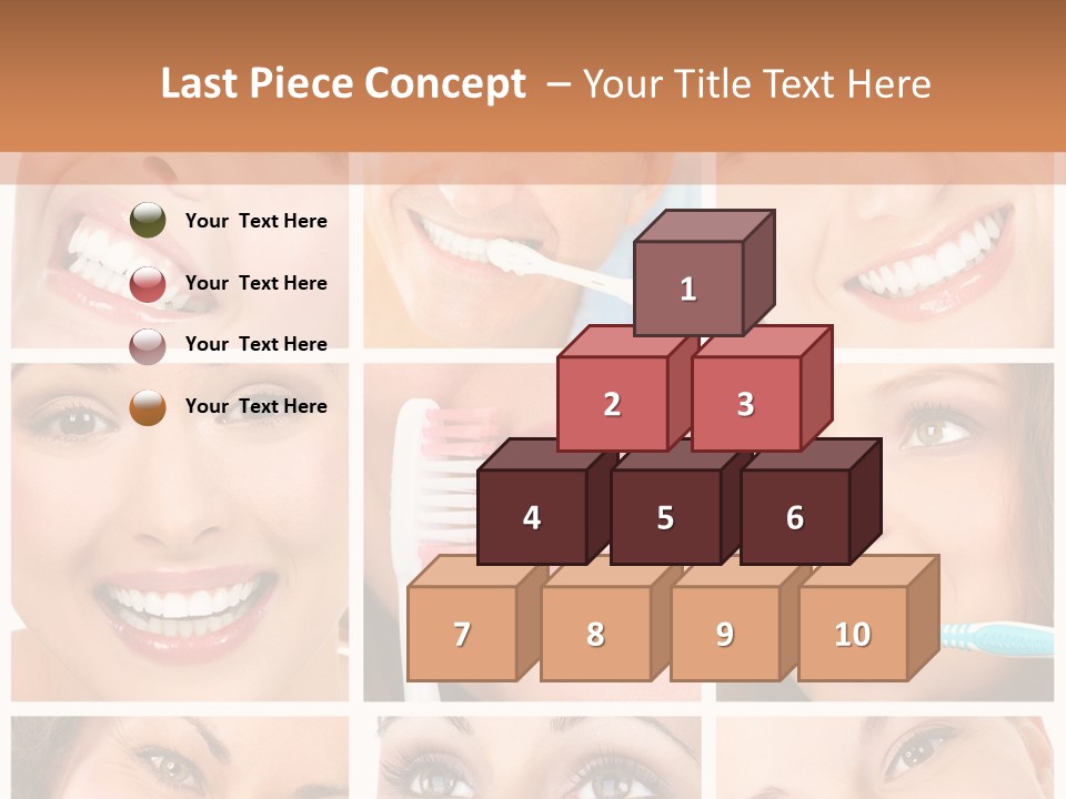 Mouth Female Dentist PowerPoint Template