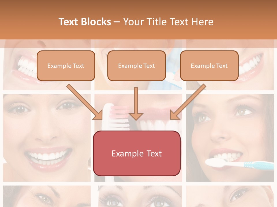 Mouth Female Dentist PowerPoint Template