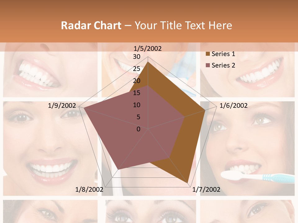 Mouth Female Dentist PowerPoint Template