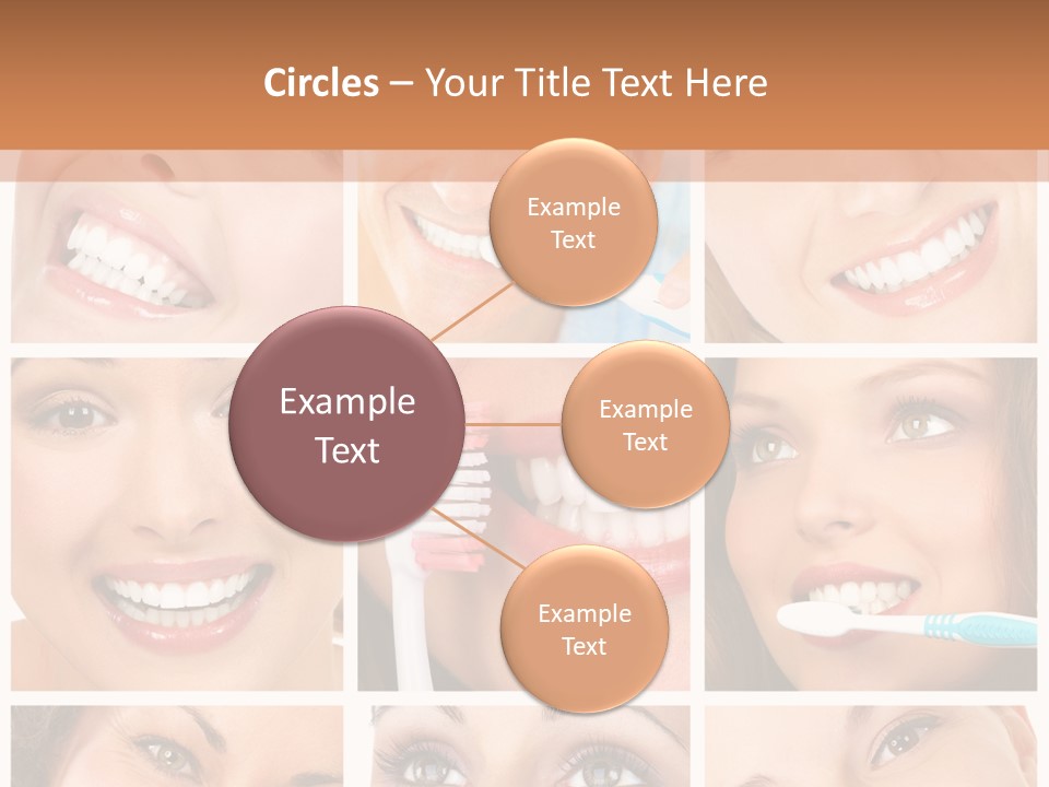 Mouth Female Dentist PowerPoint Template