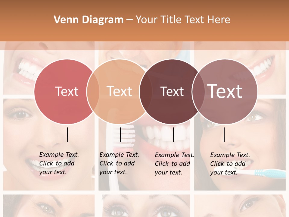 Mouth Female Dentist PowerPoint Template