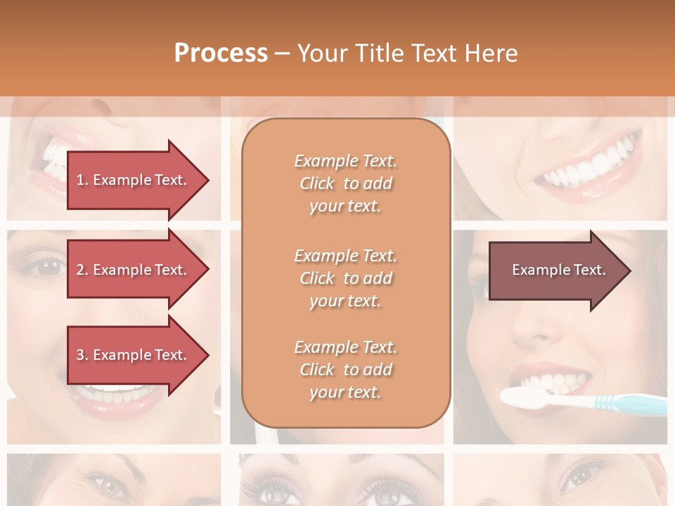 Mouth Female Dentist PowerPoint Template