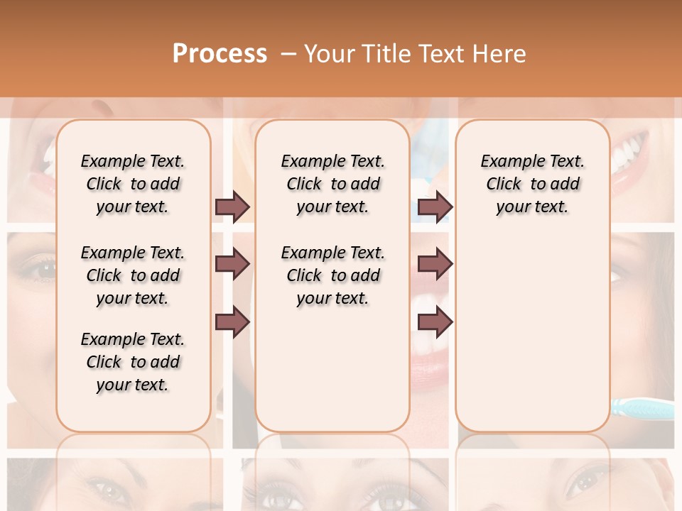 Mouth Female Dentist PowerPoint Template