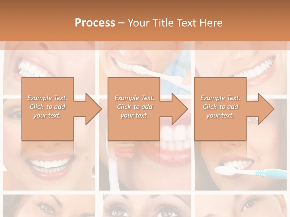 Mouth Female Dentist PowerPoint Template