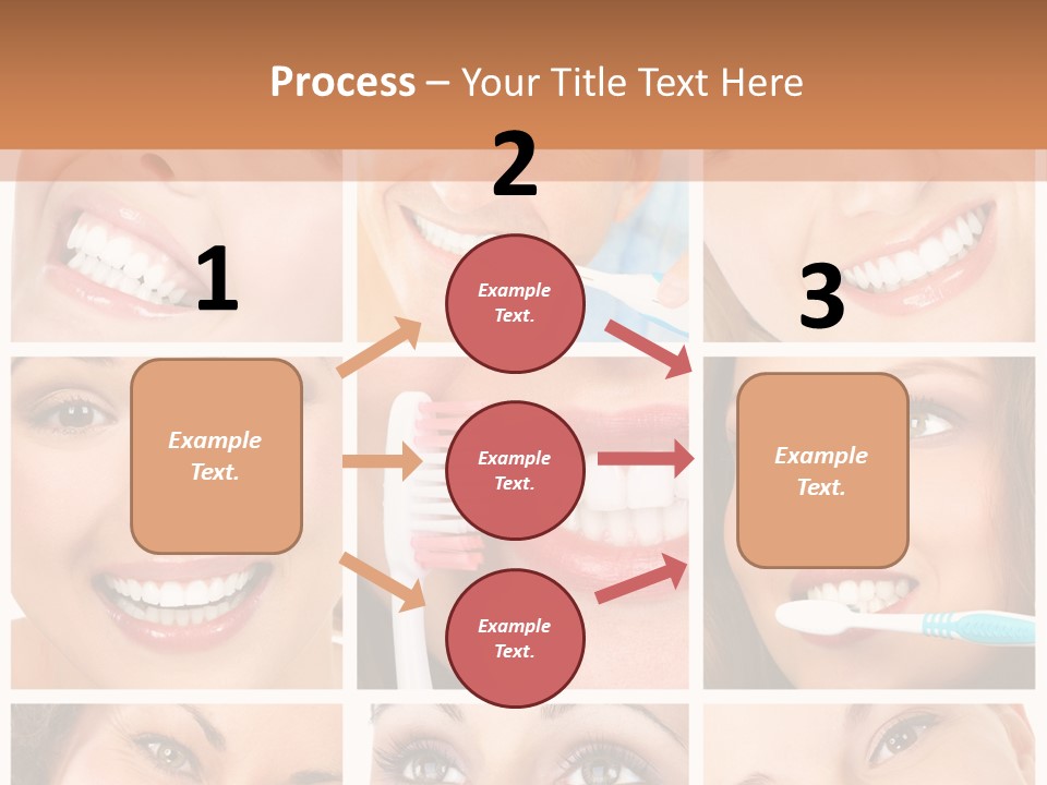 Mouth Female Dentist PowerPoint Template