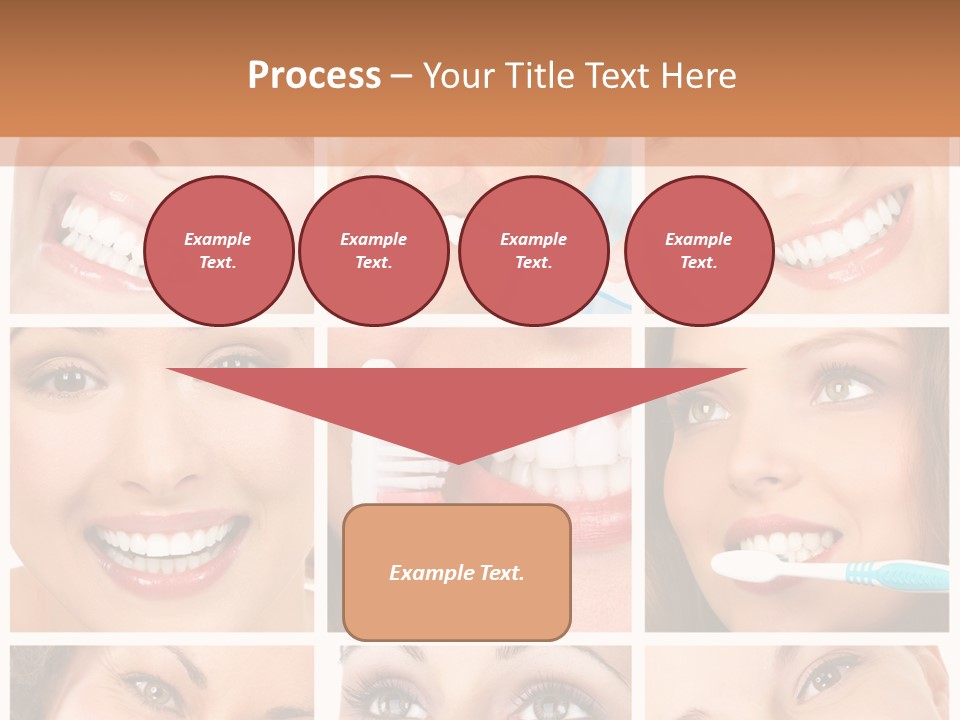 Mouth Female Dentist PowerPoint Template