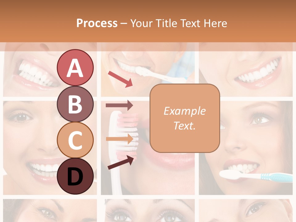 Mouth Female Dentist PowerPoint Template