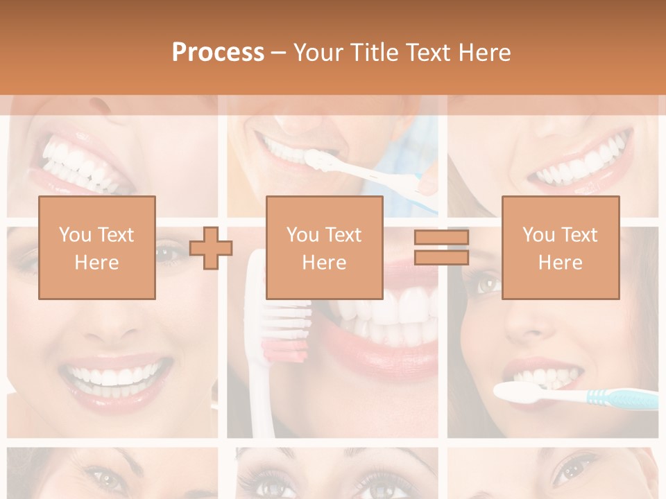Mouth Female Dentist PowerPoint Template