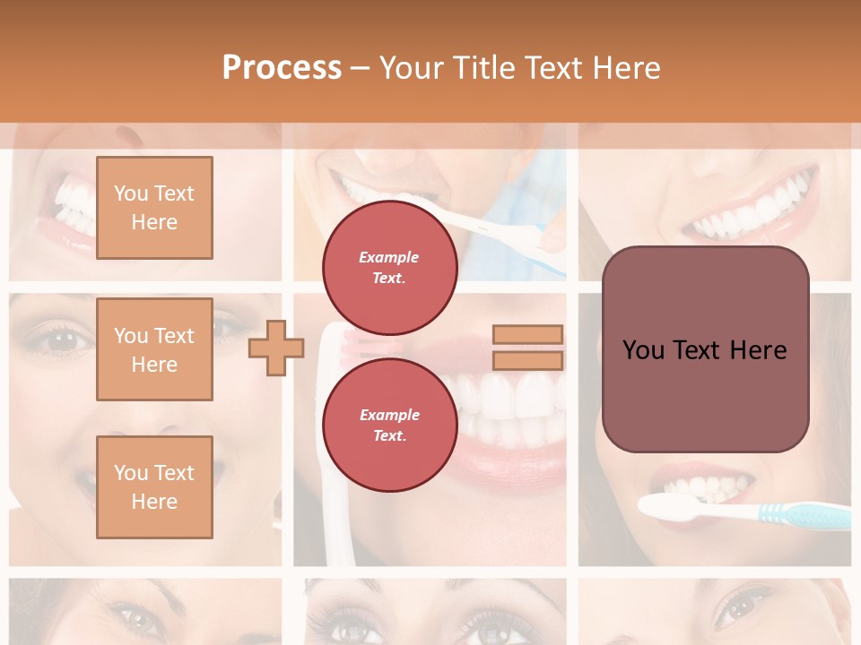 Mouth Female Dentist PowerPoint Template