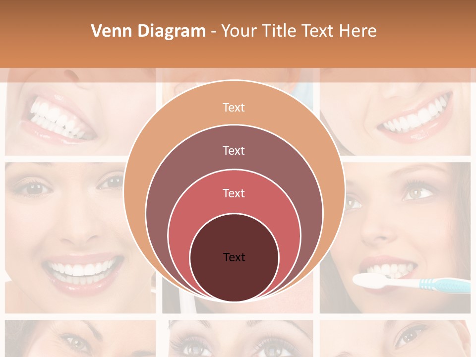 Mouth Female Dentist PowerPoint Template