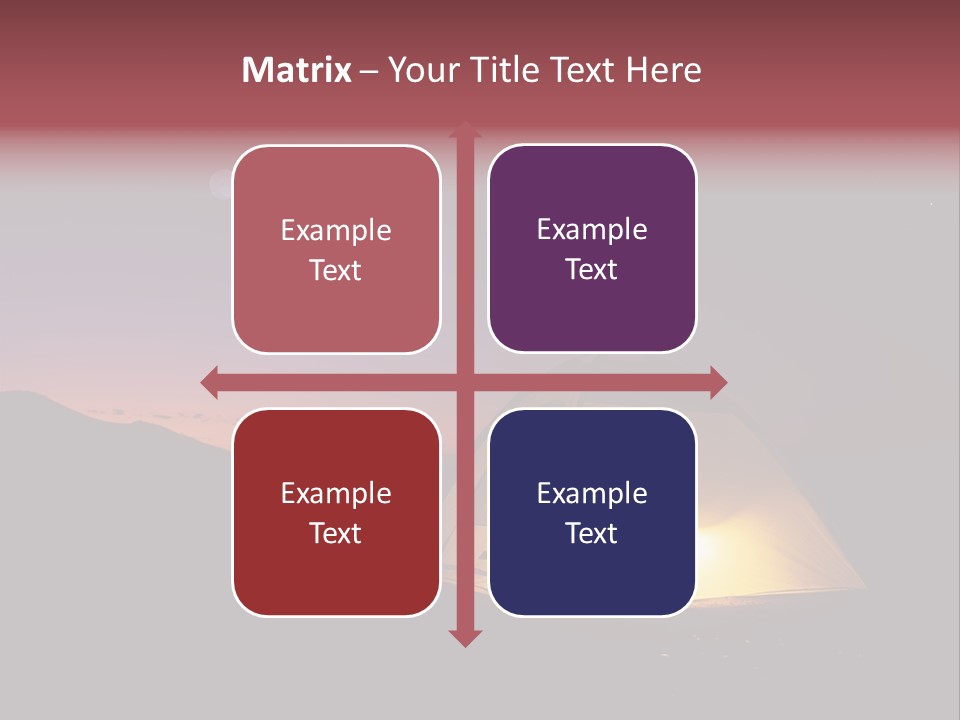 Stars Mountain Night PowerPoint Template