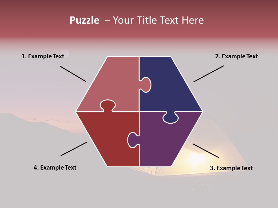 Stars Mountain Night PowerPoint Template