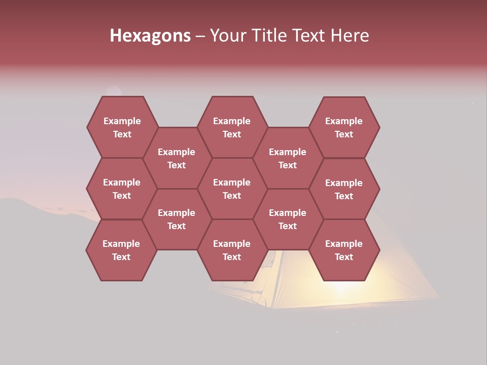 Stars Mountain Night PowerPoint Template