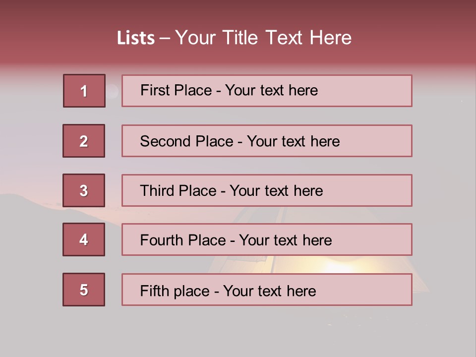 Stars Mountain Night PowerPoint Template