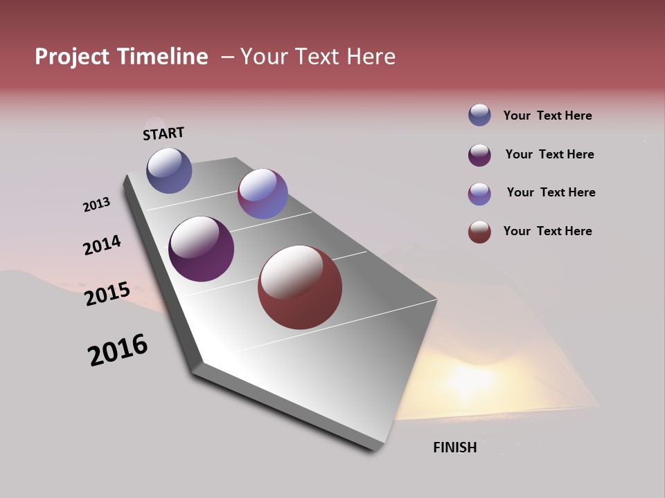 Stars Mountain Night PowerPoint Template