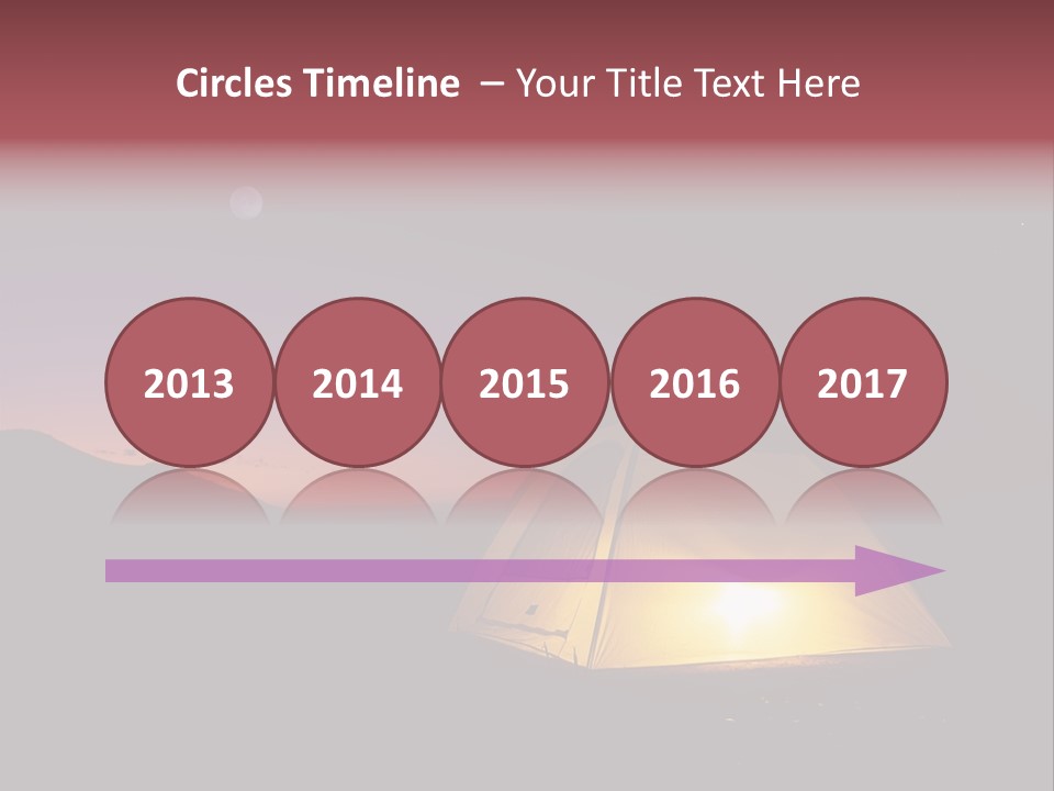 Stars Mountain Night PowerPoint Template