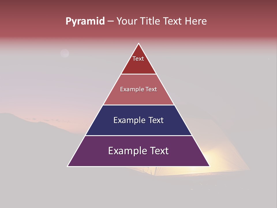 Stars Mountain Night PowerPoint Template