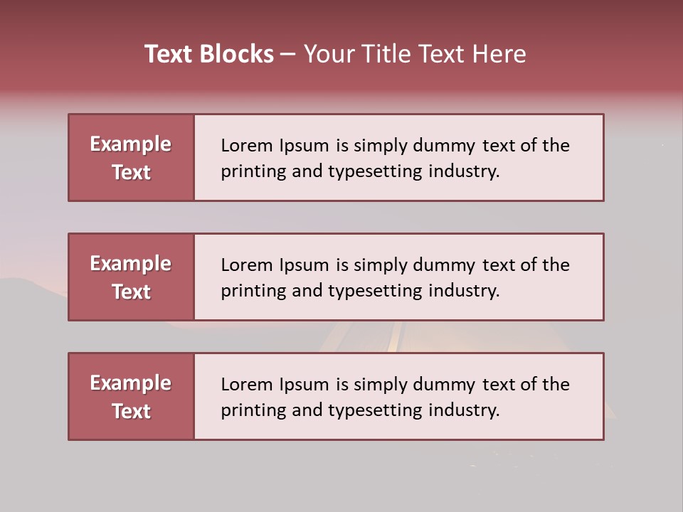 Stars Mountain Night PowerPoint Template