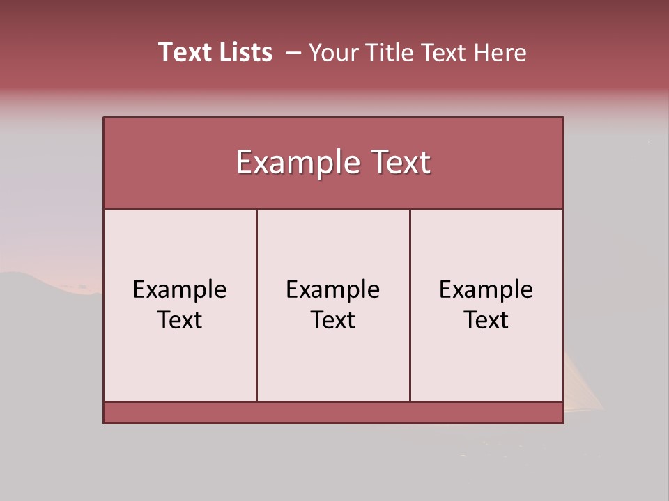 Stars Mountain Night PowerPoint Template
