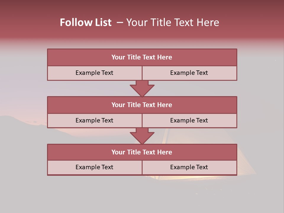 Stars Mountain Night PowerPoint Template