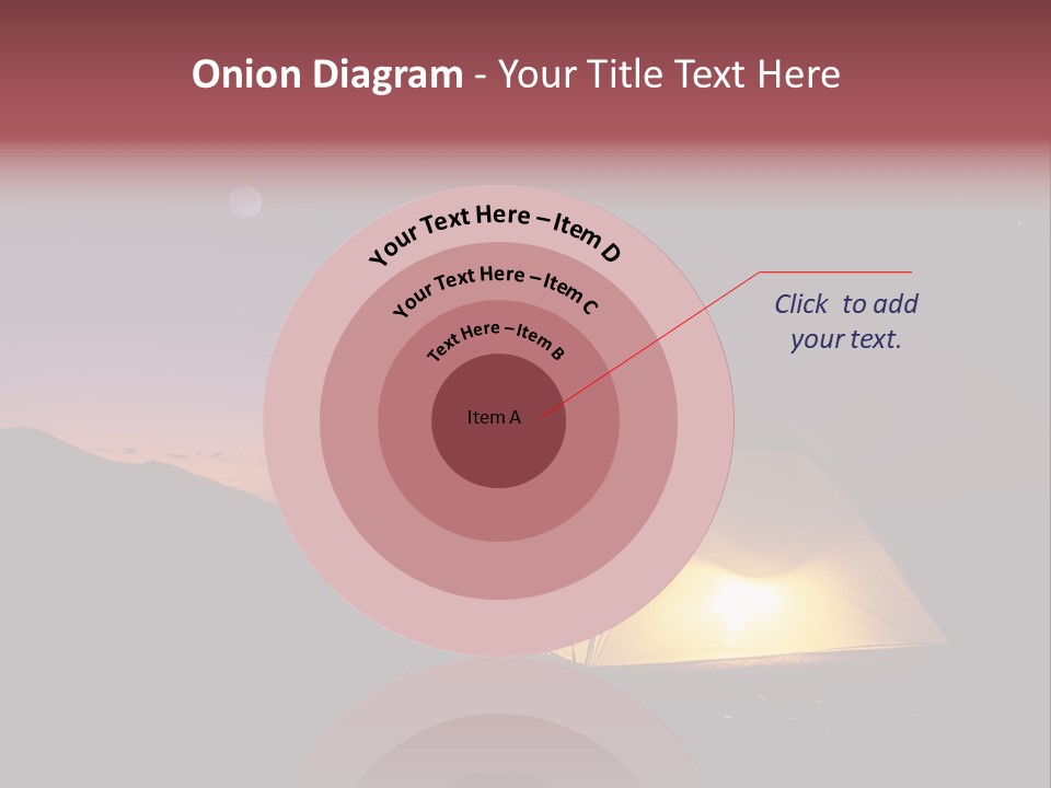 Stars Mountain Night PowerPoint Template