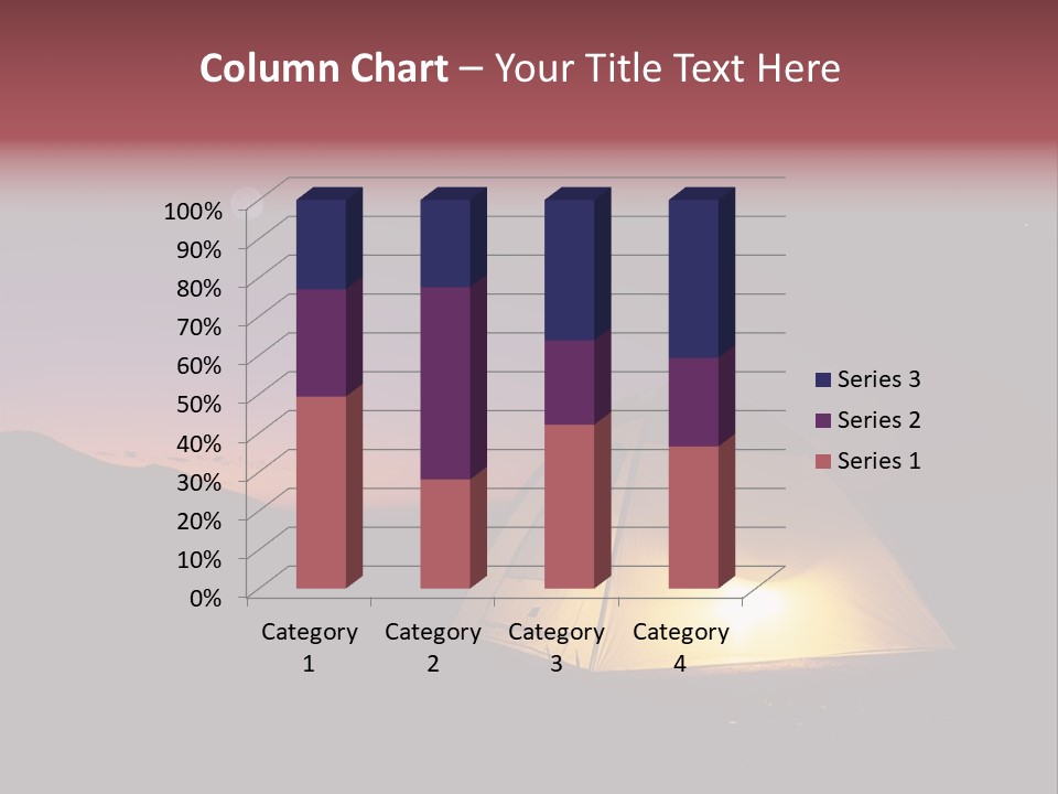 Stars Mountain Night PowerPoint Template