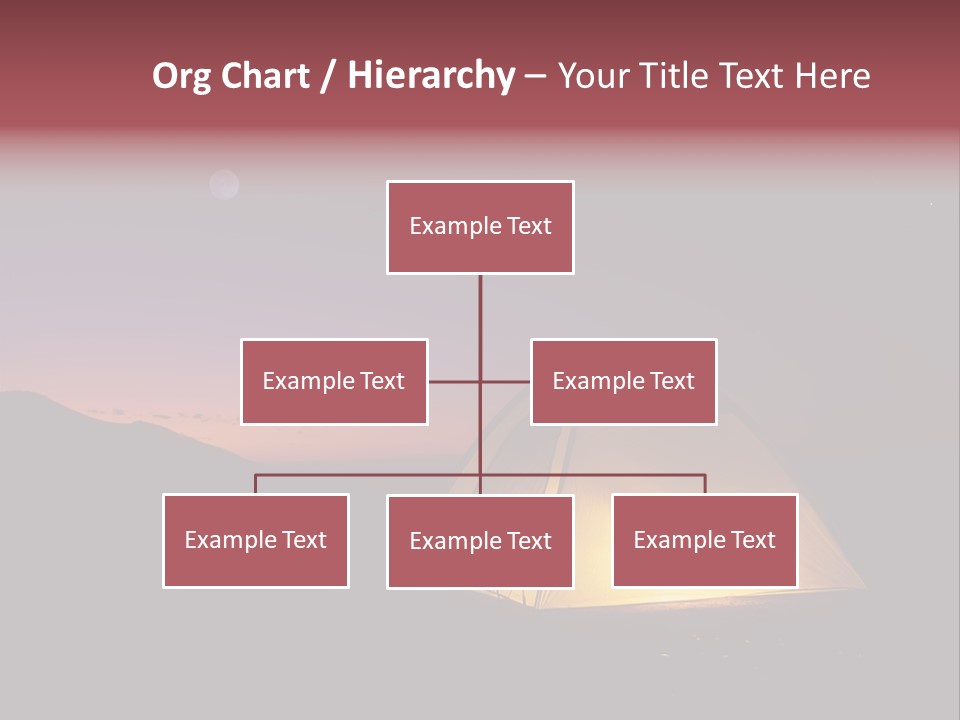 Stars Mountain Night PowerPoint Template
